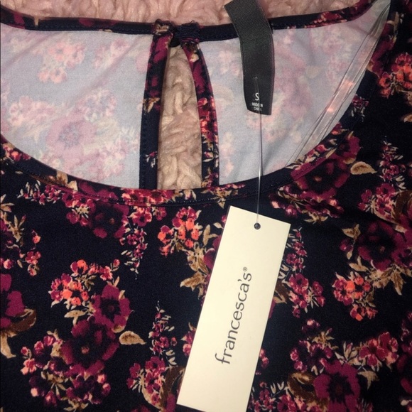 Francesca’s Floral Print Dress Sz S - Picture 5 of 5